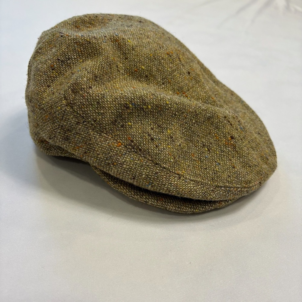 Donegal Handwoven Tweed Flat Cap Harrods Weaver Style Hat
